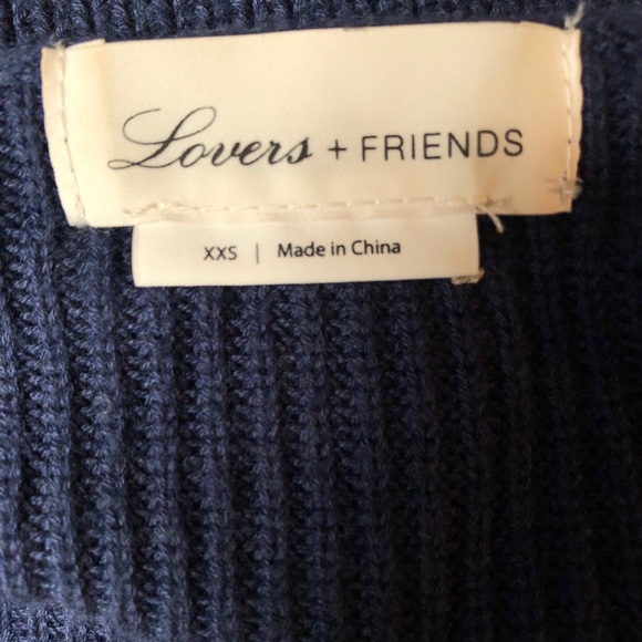 Lovers + Friends Spring Sweater in Navy - Picture 6 of 8